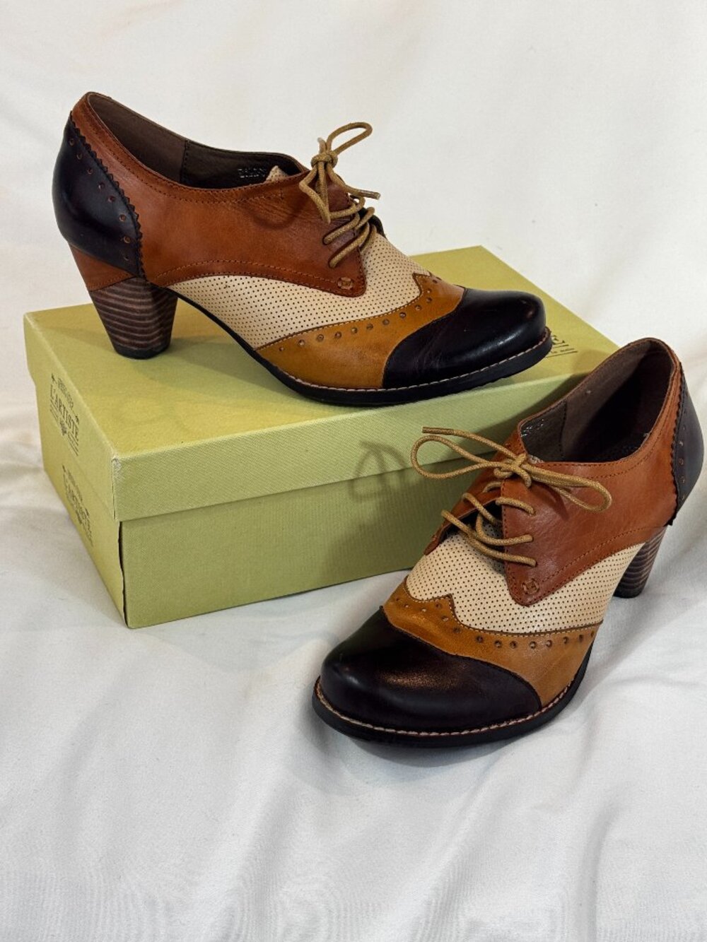 Spring Step L'Artiste Wingtip Oxford Pump Size 41 (9.5-10)